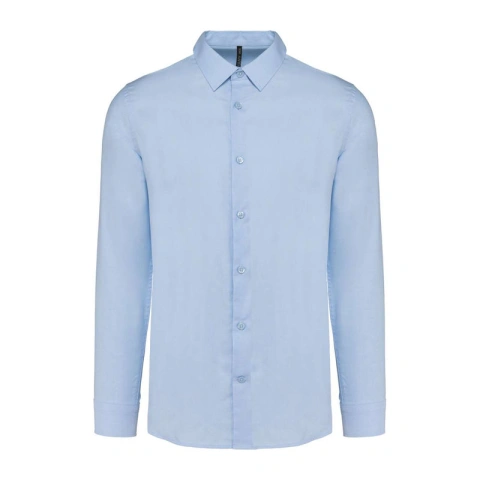 Men Long-Sleeved Easy Care Shirt Without Pocket_0