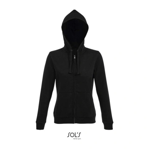 SO03106BL-L SOL'S SPIKE WOMEN - ZIP HOODIE