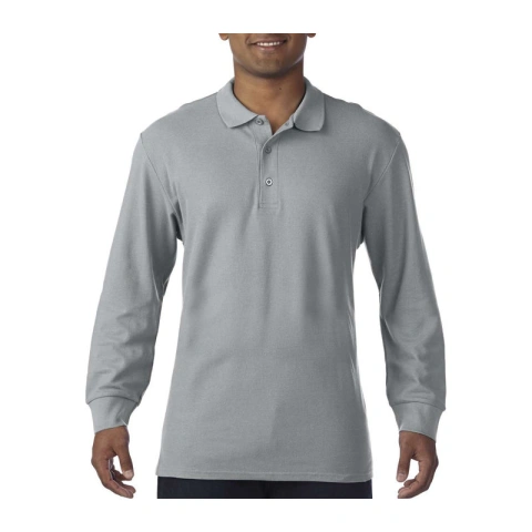 PREMIUM COTTON® ADULT LONG SLEEVE DOUBLE PIQUÉ POL