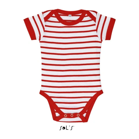 SOL'S MILES BABY - STRIPED BODYSUIT