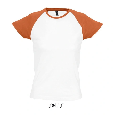 SOL'S MILKY - WOMEN'S 2-COLOR RAGLAN SLEEVES T-SHI