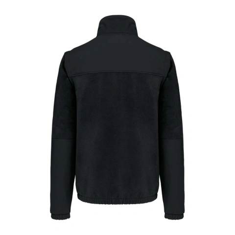 FLEECE JACKET WITH REMOVABLE SLEEVES